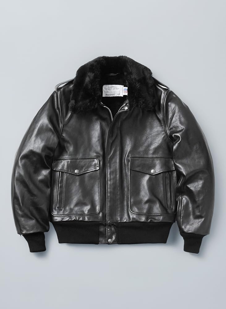 Amazon | [ショット] 173US レザー ボマージャケット MADE IN